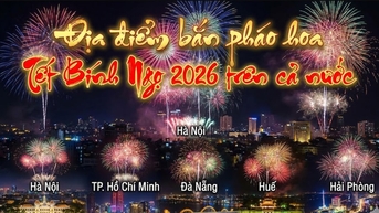 2026년(말띠 해) 전국 음력 설날 불꽃놀이 행사 장소가 업데이트되었습니다.