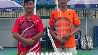 Pemain tenis berusia 14 tahun dari Kota Ho Chi Minh memenangkan turnamen junior ITF.