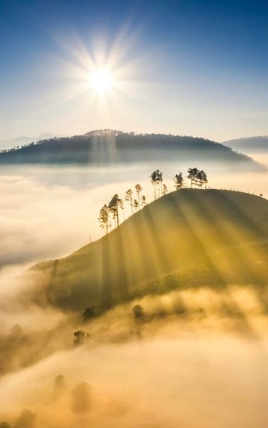 Bình minh đa sắc màu ở phố núi Đà Lạt