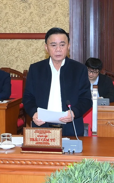 [Ảnh] Thường trực Ban Bí thư Trần Cẩm Tú chủ trì họp Thường trực Tiểu ban Tổ chức phục vụ Đại hội XIV của Đảng