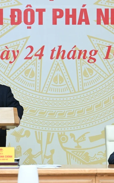 [Ảnh] Thủ tướng Phạm Minh Chính chủ trì Hội nghị về các giải pháp phát triển đột phá nhà ở xã hội