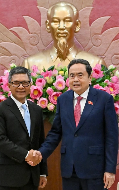 [Ảnh] Chủ tịch Quốc hội Trần Thanh mẫn tiếp Đại sứ các nước đến chào từ biệt