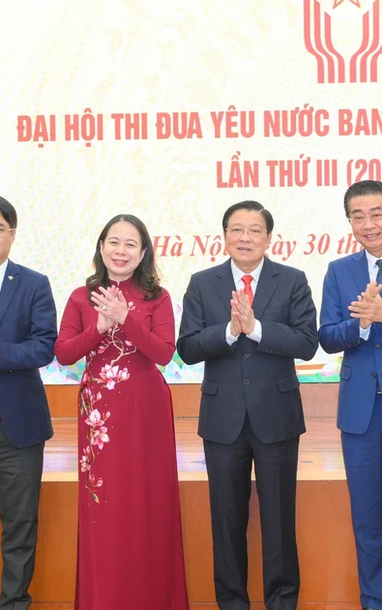[Ảnh] Đại hội Thi đua yêu nước Ban Nội chính Trung ương lần thứ ba