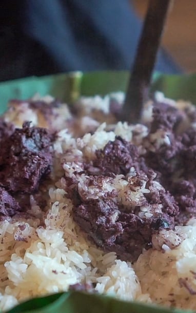 Món xôi đặc sản chỉ có vào mùa thu của người Tày ở Thái Nguyên