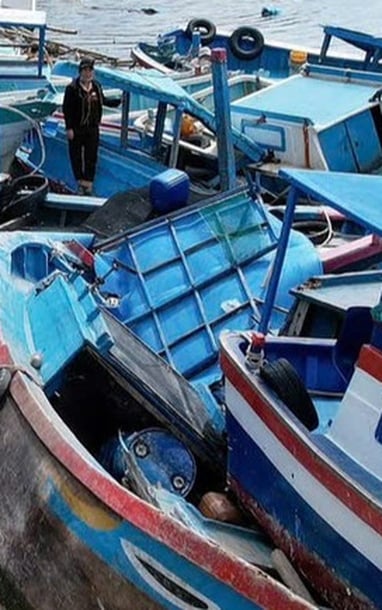 Những thiệt hại nặng nề sau bão số 13 ở phường Sông Cầu, tỉnh Đắk Lắk