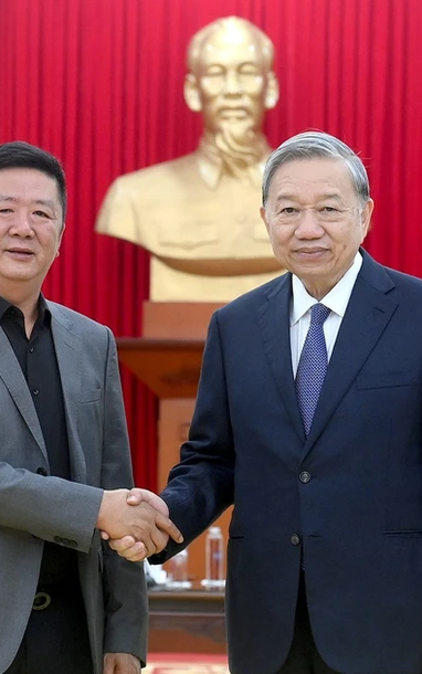 [Ảnh] Tổng Bí thư Tô Lâm tiếp Phó Chủ tịch Tập đoàn Luxshare-ICT (Trung Quốc)