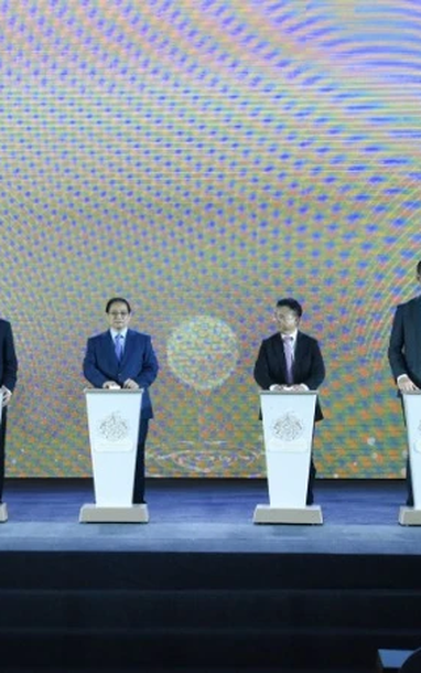 [Ảnh] Thủ tướng Phạm Minh Chính dự lễ khởi công Dự án Trump International Hung Yen