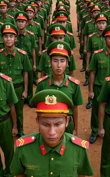 [Ảnh] Vượt nắng nóng, tập luyện chuẩn bị cho Lễ diễu binh, diễu hành