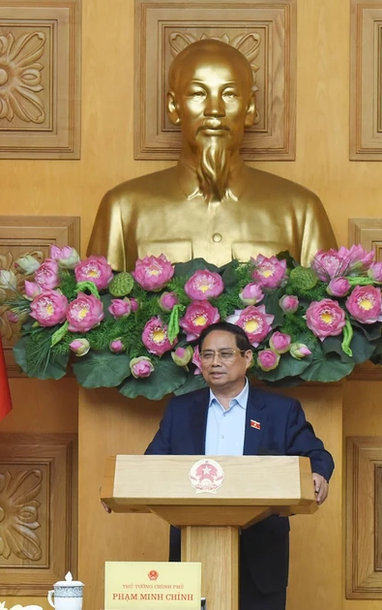 [Ảnh] Thủ tướng Phạm Minh Chính họp triển khai Triển lãm thành tựu của đất nước kỷ niệm 80 năm Quốc khánh