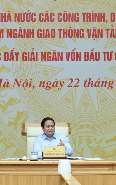[Ảnh] Thủ tướng Phạm Minh Chính chủ trì hội nghị đẩy nhanh tiến độ giải ngân vốn đầu tư công, triển khai các công trình trọng điểm và xóa nhà tạm, nhà dột nát