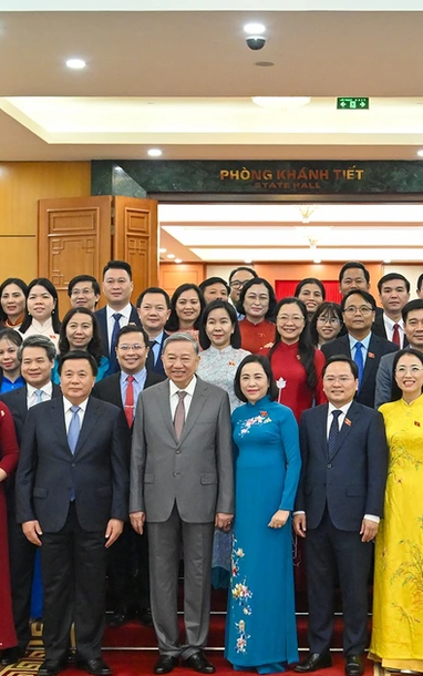 [Ảnh] Tổng Bí thư Tô Lâm gặp mặt Nhóm Đại biểu Quốc hội trẻ