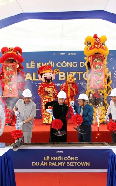 (Ảnh) Khởi công tổ hợp thương mại đón đầu xu hướng phát triển đô thị gắn với giao thông đô thị nam Hà Nội