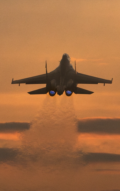 Đội hình mũi tên 5 tiêm kích SU-30MK2 đầy uy lực chuẩn bị cho đại lễ A80