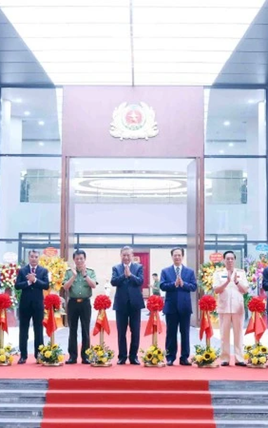 Tổng Bí thư Tô Lâm dự, cắt băng khánh thành Trụ sở Bộ Công an