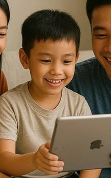 어린이의 유해 영상 접근을 방지하세요