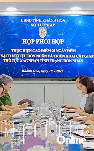 칸호아성, 성내 결혼정보 검토 및 업데이트 완료