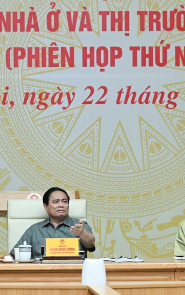 [Ảnh] Thủ tướng Phạm Minh Chính chủ trì Phiên họp thứ nhất Ban Chỉ đạo Trung ương về chính sách nhà ở và thị trường bất động sản