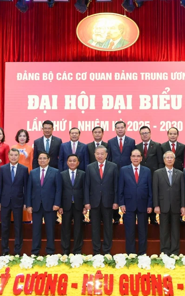 [Ảnh] Khai mạc trọng thể Đại hội đại biểu Đảng bộ các cơ quan Đảng Trung ương lần thứ I
