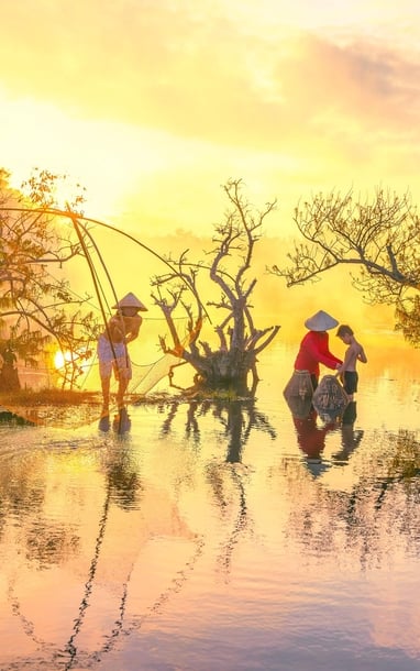 រដូវស្លឹកឈើជ្រុះមាសនៅ Ru Cha