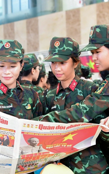 Các đoàn tham gia nhiệm vụ diễu binh, diễu hành rời Hà Nội