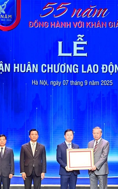 [Ảnh] Tổng Bí thư Tô Lâm dự Lễ kỷ niệm 55 năm ngày phát sóng chương trình truyền hình đầu tiên