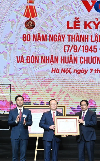 [Ảnh] Thủ tướng Phạm Minh Chính dự kỷ niệm 80 năm Ngày thành lập Đài Tiếng nói Việt Nam