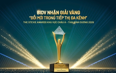 BIDV získává zlatou cenu na Stevie Awards za komunikaci v oblasti finančního vzdělávání.