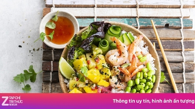 Làm poke bowl thưởng thức cuối tuần