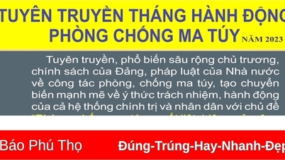 Tuyên truyền tháng hành động phòng, chống ma túy năm 2023