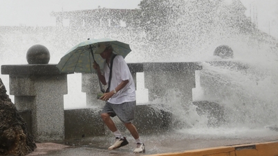 Taiwan (China) has to stop many activities due to Typhoon Krathon