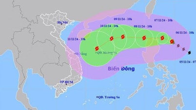 Bão Yinxing đang rất mạnh, giật cấp 17, bao giờ vào biển Đông thành bão số 7?