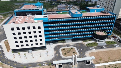 Toàn cảnh bệnh viện Nhi gần 800 tỷ đồng với gam màu bắt mắt sắp khành thành dịp Giải phóng Thủ đô