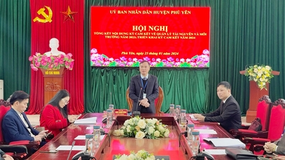 Ký cam kết tăng cường quản lý tài nguyên môi trường năm 2024