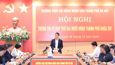 Al final de la sesión de 2024, el Consejo Popular de la Ciudad de Hanoi considerará 57 contenidos.