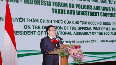 Chủ tịch Quốc hội Vương Đình Huệ gửi gắm thông điệp tới cộng đồng doanh nghiệp Indonesia