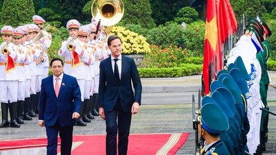 Thủ tướng Phạm Minh Chính chủ trì lễ đón trọng thể Thủ tướng Hà Lan