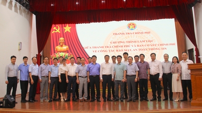 Thanh tra Chính phủ làm việc với Ban Cơ yếu Chính phủ về công tác bảo mật, an toàn thông tin