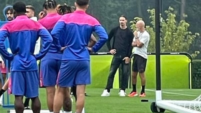 Ibrahimovic trở lại Milan trước trận ra quân Champions League