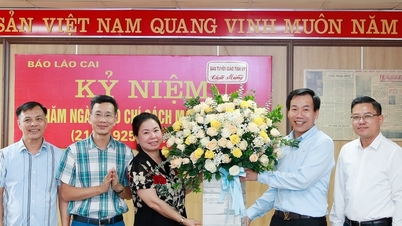 Các cơ quan, đơn vị, địa phương chúc mừng Báo Lào Cai nhân 98 năm Ngày Báo chí cách mạng Việt Nam