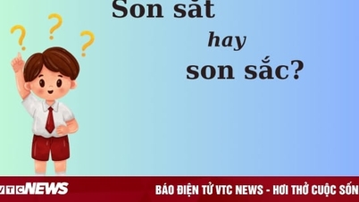 'Son sắt' hay 'son sắc', từ nào chuẩn Tiếng Việt?