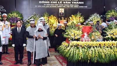 Words of gratitude from the Funeral Committee and the family of Comrade Le Van Thanh.