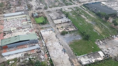 Estado actual del proyecto del parque 'olvidado' durante casi tres décadas en Ha Dong