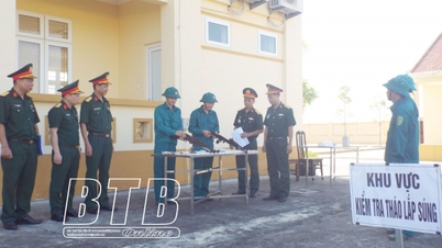 Hưng Hà: Tổ chức hội thao, kiểm tra đánh giá kết quả huấn luyện dân quân tự vệ năm 2023