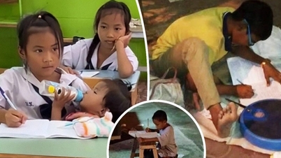 Câu chuyện về những em bé nghèo hiếu học gây sốt mạng xã hội