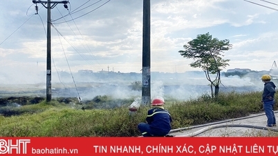 3 công nhân thương vong do bị phóng điện ở TP Hà Tĩnh