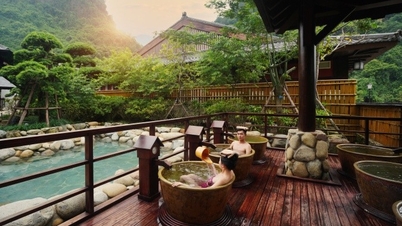 Trời trở lạnh, đến Yoko Onsen Quang Hanh tắm onsen, ăn mì và trứng Tamago chuẩn Nhật