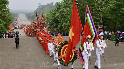 Không khí linh thiêng ngày chính lễ Giỗ Tổ Hùng Vương
