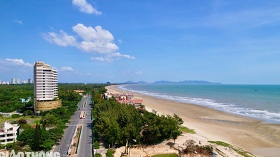 ទិដ្ឋភាពទូទៅនៃគម្រោងទំនើបជាង 1,000 ពាន់លានដើម្បីជួសជុល Back Beach របស់ Vung Tau