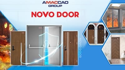 Cửa chống cháy NOVODOOR của AMACCAO: Tuyến phòng thủ quan trọng mọi công trình