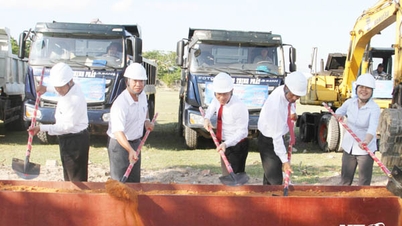 Khởi công xây dựng quảng trường trung tâm huyện Ninh Phước